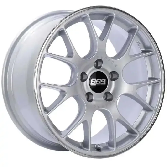 BBS CH-R 18×8.5 5×112 ET38 Brilliant Silver Polished Rim Protector Wheel -82mm PFS/Clip Required