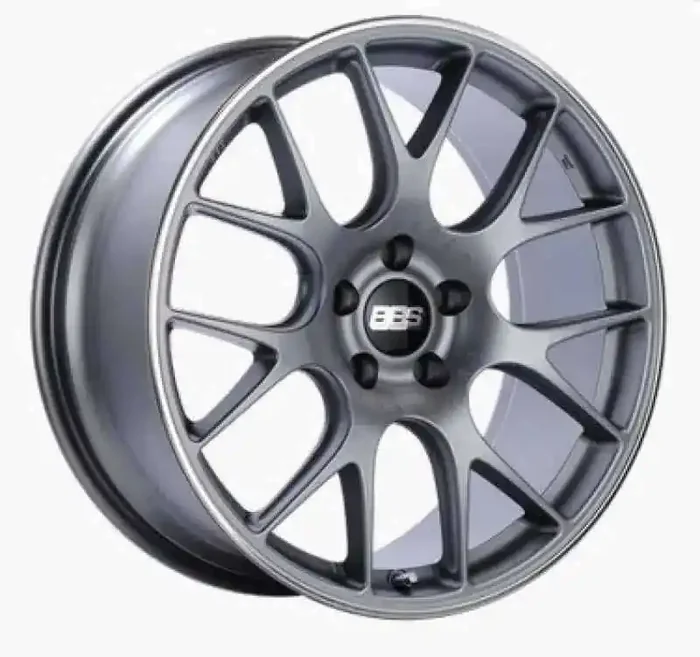 BBS CH-R 19×8.5 5×130 ET51 CB71.6 Satin Titanium Polished Rim Protector Wheel