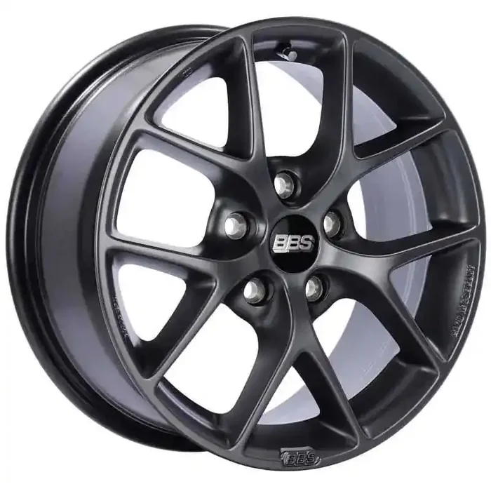 BBS SR 16×7 5×112 ET48 Satin Grey Wheel -82mm PFS/Clip Required