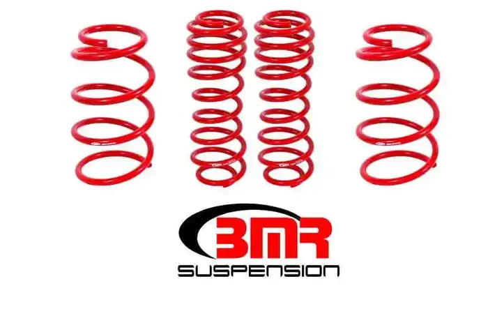 BMR 07-14 Shelby GT500 Drag Lowering Springs (Set Of 4) – Red