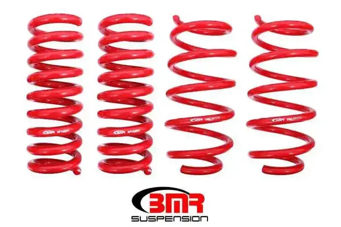 BMR 08-19 Dodge Challenger Lowering Springs 1.25in Drop – Set of 4 – Red