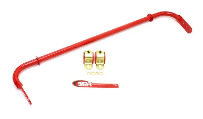 BMR 10-11 5th Gen Camaro Rear Hollow 25mm Adj. Sway Bar Kit w/ Bushings – Red