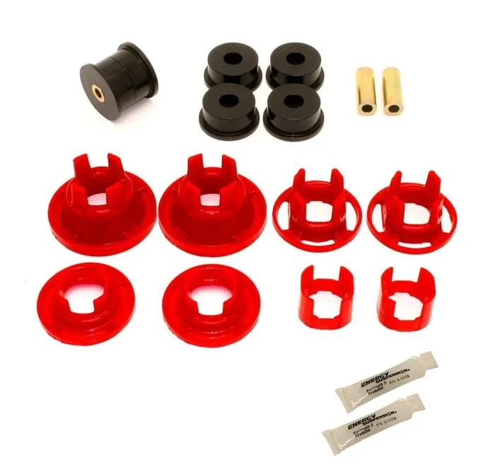 BMR 10-11 5th Gen Camaro Street Version Rear Cradle Bushing Kit (BK001 BK016) – Black/Red