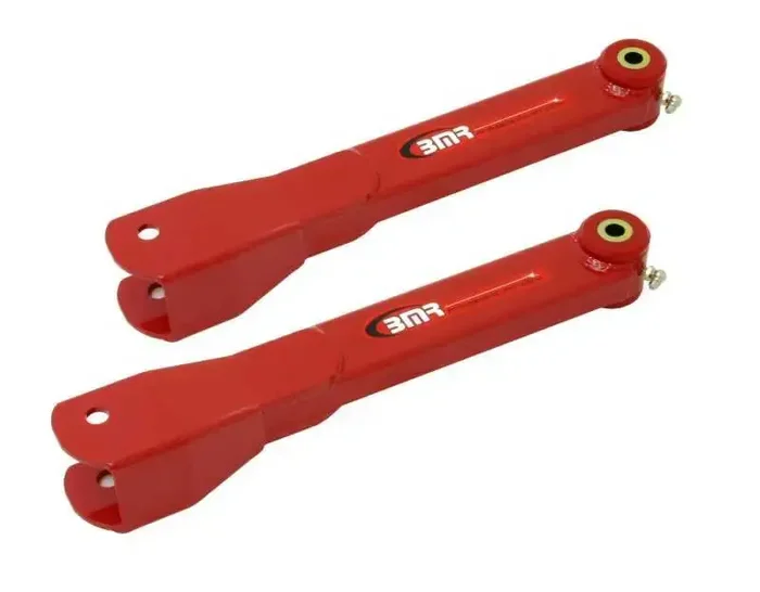 BMR 10-15 5th Gen Camaro Non-Adj. Rear Trailing Arms (Polyurethane) – Red