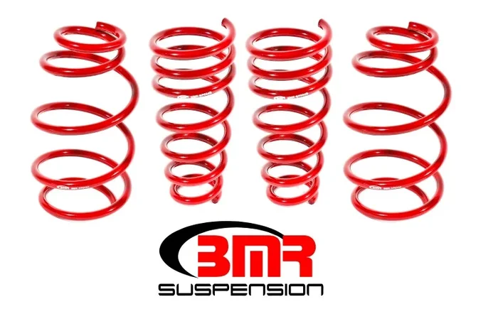 BMR 10-15 5th Gen Camaro V6 Lowering Spring Kit (Set Of 4) – Red