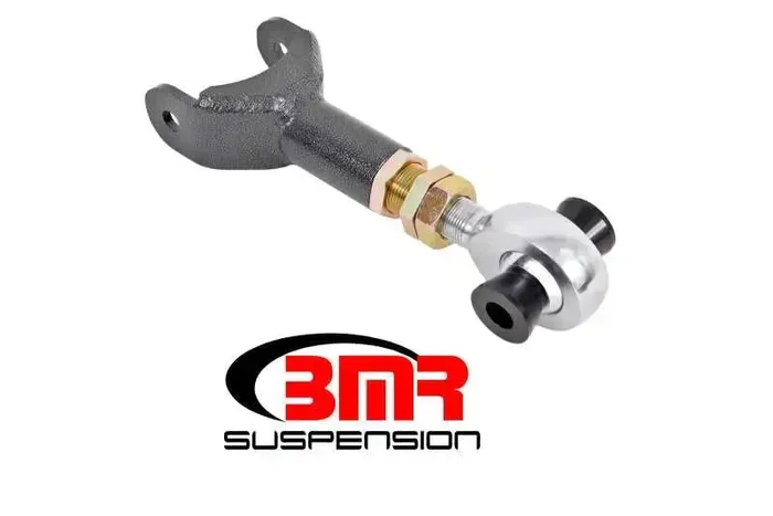 BMR 11-14 S197 Mustang Upper Control Arm On-Car Adj. Rod Ends – Black Hammertone