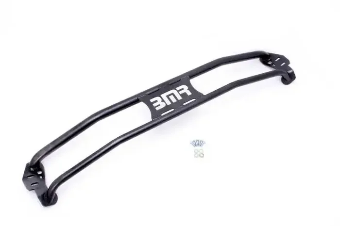 BMR 11-15 5th Gen Camaro Front 2-Point Strut Tower Brace – Black Hammertone