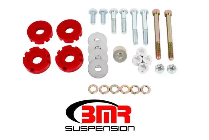 BMR 15-17 S550 Mustang Differential Lockout Bushing Kit (Polyurethane) – Red