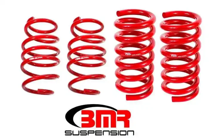 BMR 15-17 S550 Mustang Handling Version Lowering Springs (Set Of 4) – Red
