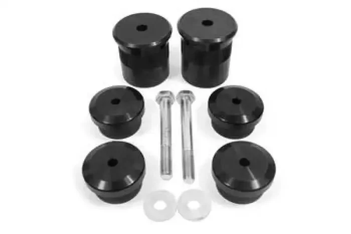 BMR 15-18 Dodge Challenger Aluminum Differential Mount Housing Bushing Kit – Black Anodized