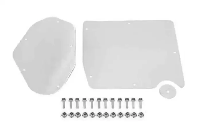 BMR 15-20 Ford Mustang A/C & Heater Delete Panel (Aluminum) – Bare