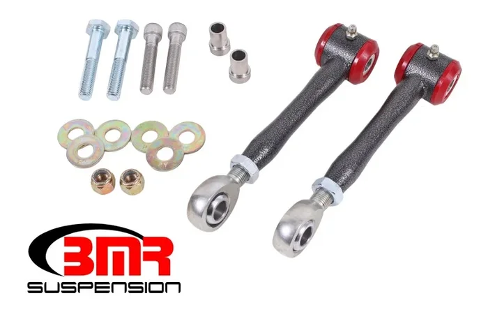 BMR 16-17 6th Gen Camaro Rear Sway Bar End Link Kit – Black Hammertone