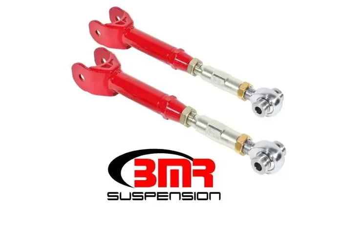 BMR 16-17 6th Gen Camaro Upper Control Arms On-Car Adj. Rod Ends (Polyurethane) – Red