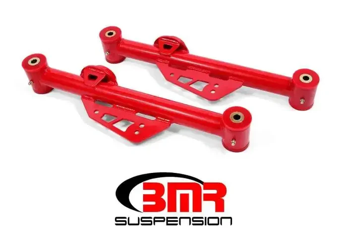 BMR 79-98 Fox Mustang Non-Adj. Lower Control Arms (Polyurethane) – Red