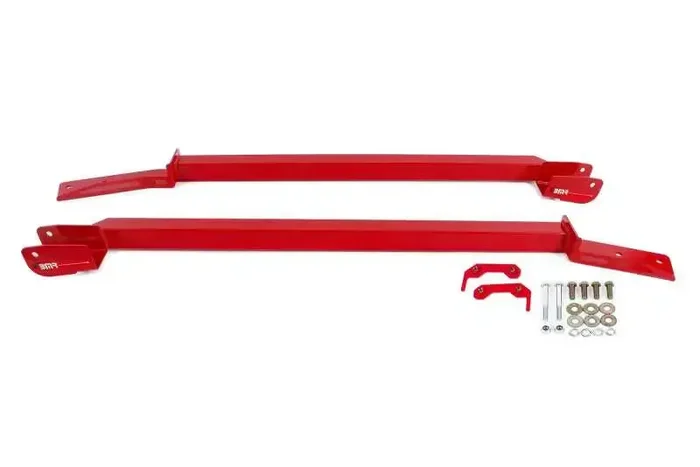 BMR 93-02 F-Body Non-Convertible Bolt-On Boxed Subframe Connectors – Red