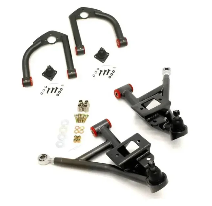 BMR 93-02 F-Body Upper And Lower A-Arm Kit – Black Hammertone