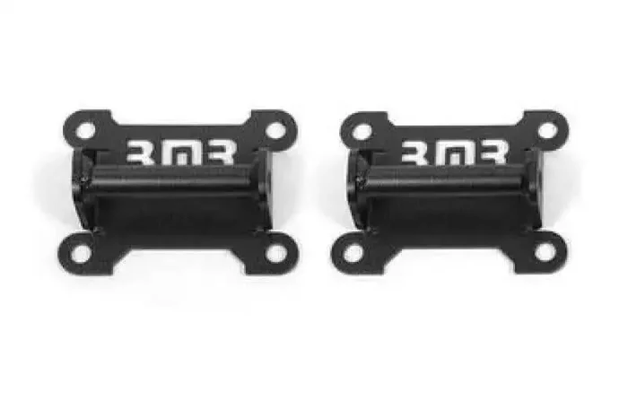 BMR 98-02 Chevrolet Camaro Motor Mount Kit (Solid Steel) – Black Hammertone