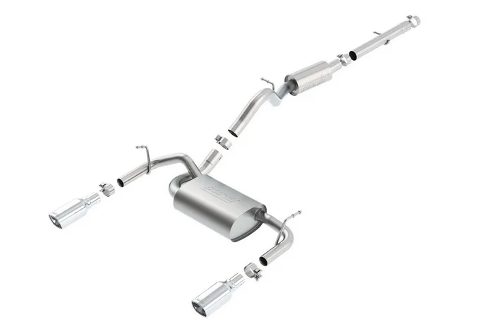 Borla 12-18 Jeep Wrangler JK Cat-Back Exhaust System Touring Split Rear – 140460