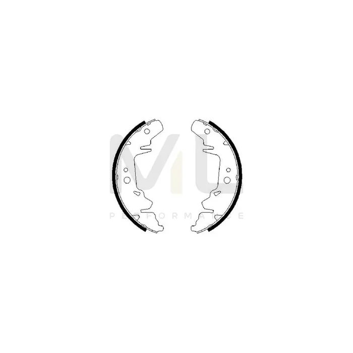 BOSCH 0 986 487 659 Brake Shoe Set