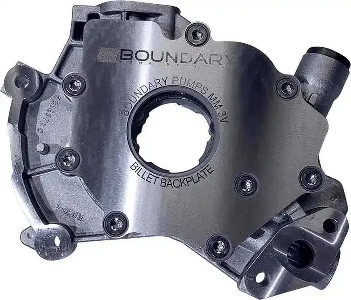 Boundary 99-15 Ford Modular Motor (All Types) V8 Oil Pump Assembly w/Billet Back Plate