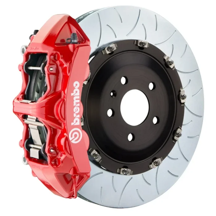 Brembo 03-07 Cayenne/S/Turbo Fr GT BBK 6Pis Cast 405×34 2pc Rotor Slotted Type3-Red