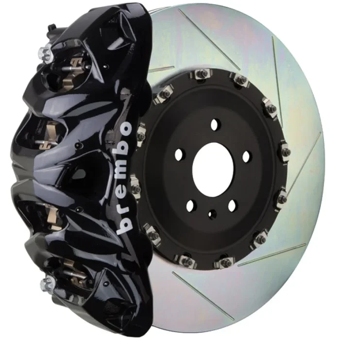 Brembo 05-11 G55 AMG Front GT BBK 8 Piston Cast 412×38 2pc Rotor Slotted Type-1-Black