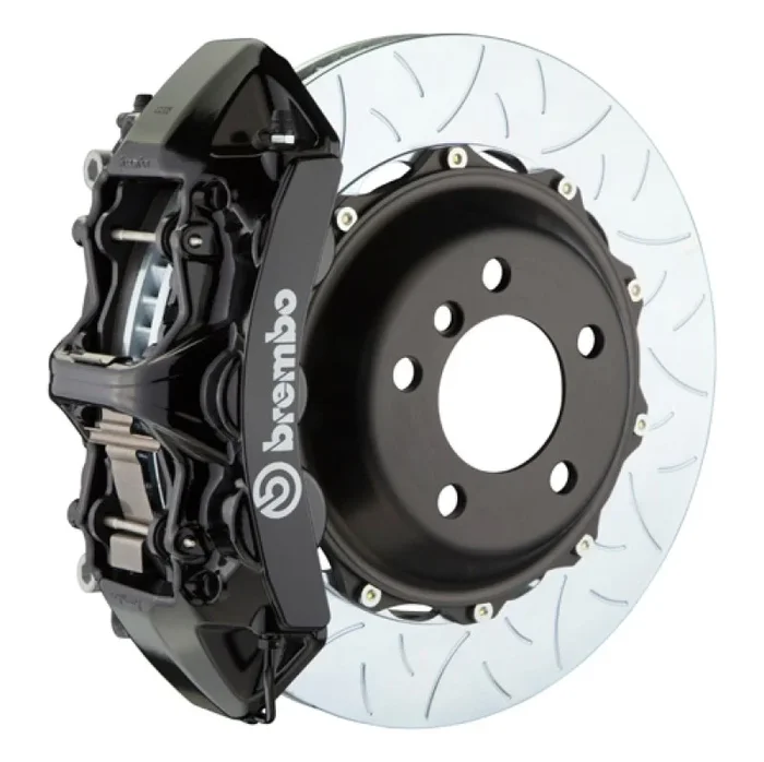 Brembo 14-18 1500 Sierra Exc Alum Fr Knuckl Rr GT BBK 4Pis Cast 2pc 380×32 2pc Rtr Slot Type3-Black