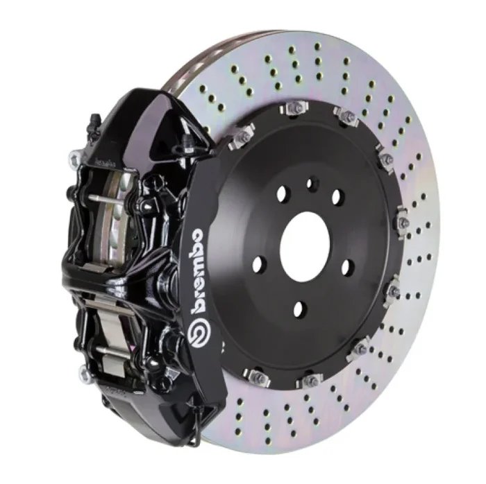 Brembo 15+ RC-F/16-20 GS-F Front GT BBK 6 Piston Cast 405×34 2pc Rotor Drilled-Black