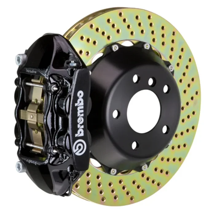 Brembo 16-21 Land Cruiser (J200) Rear GT BBK 4 Piston Cast 380×28 2pc Rotor Drilled-Black