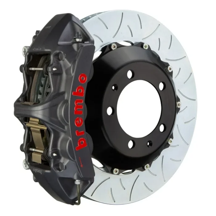 Brembo 18+ X3/19+ X4 Front GTS BBK 6 Piston Cast 380×34 2pc Rotor Slotted Type3-Black HA