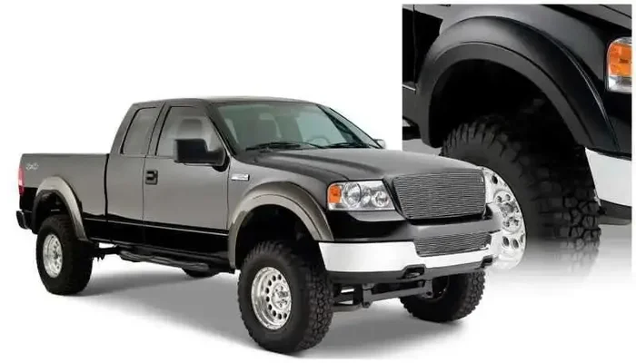 Bushwacker 04-08 Ford F-150 Styleside Extend-A-Fender Style Flares 4pc 66.0/78.0/96.0in Bed – Black