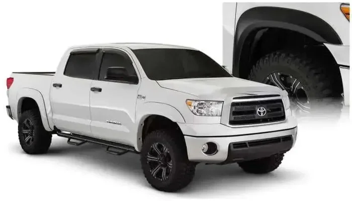 Bushwacker 07-13 Toyota Tundra Fleetside Extend-A-Fender Style Flares 4pc – Black