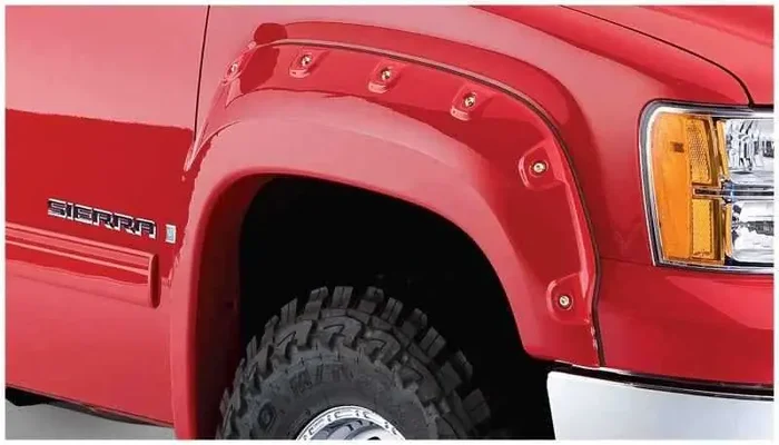 Bushwacker 07-14 GMC Sierra 2500 HD Cutout Style Flares 2pc – Black