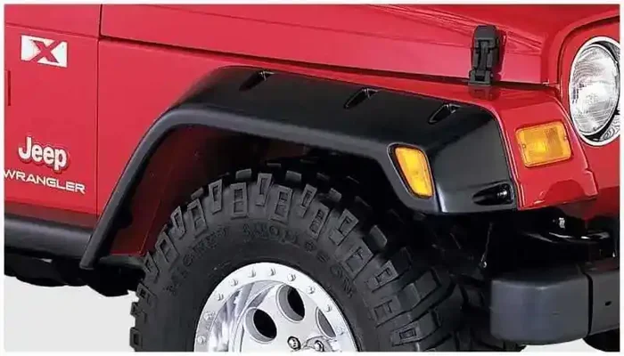 Bushwacker 97-06 Jeep TJ Max Pocket Style Flares 2pc – Black