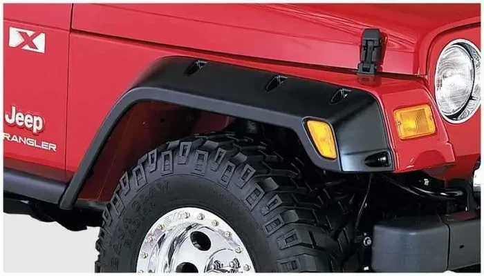Bushwacker 97-06 Jeep TJ Pocket Style Flares 2pc – Black