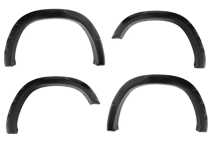 Bushwacker Front and Rear GM 1500 DRT Fender Flares, Black – 40944-02