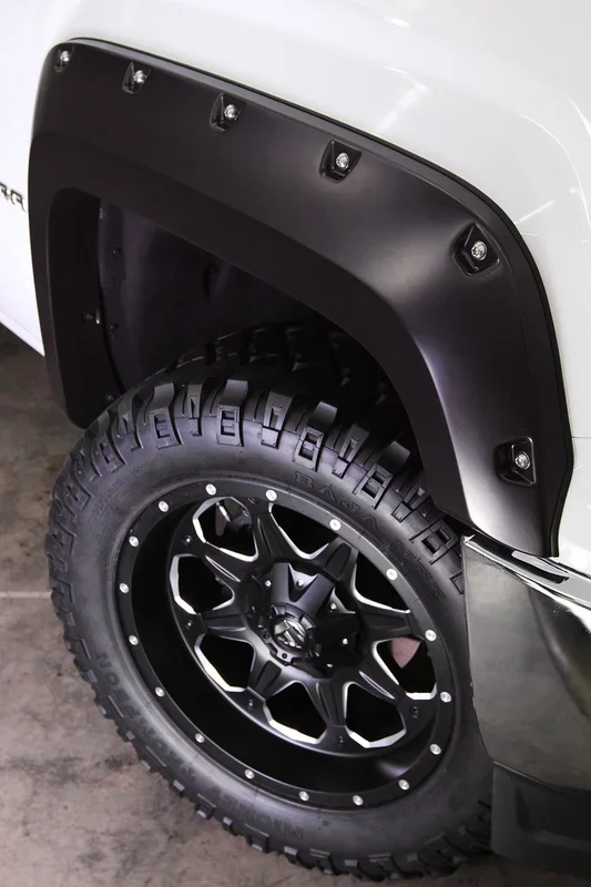 Bushwacker Front Ford F-150 Max Coverage Pocket Fender Flares, Black – 20111-02