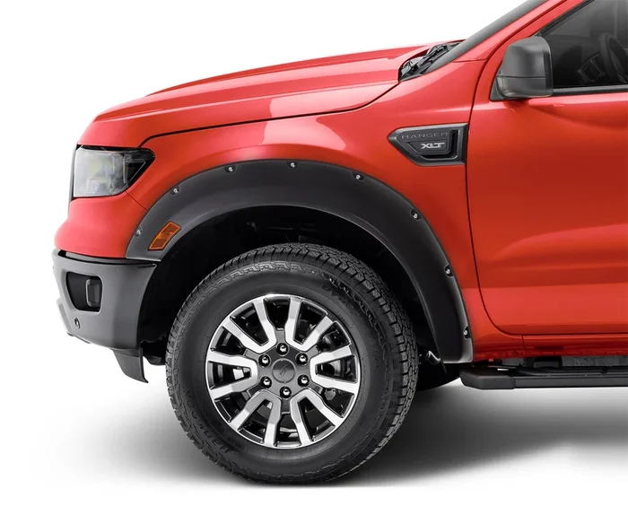 Bushwacker Front Ford Ranger Pocket Fender Flares, Black – 20119-02