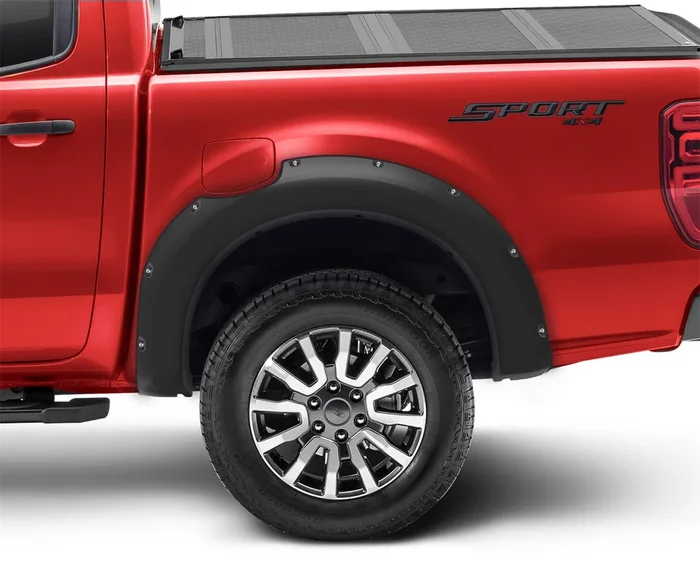 Bushwacker Front Ford Ranger Pocket Fender Flares, Black – 20120-02