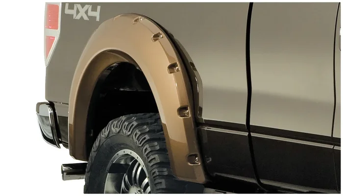 Bushwacker Rear Ford F-150 Max Coverage Pocket Fender Flares, Black – 20072-02