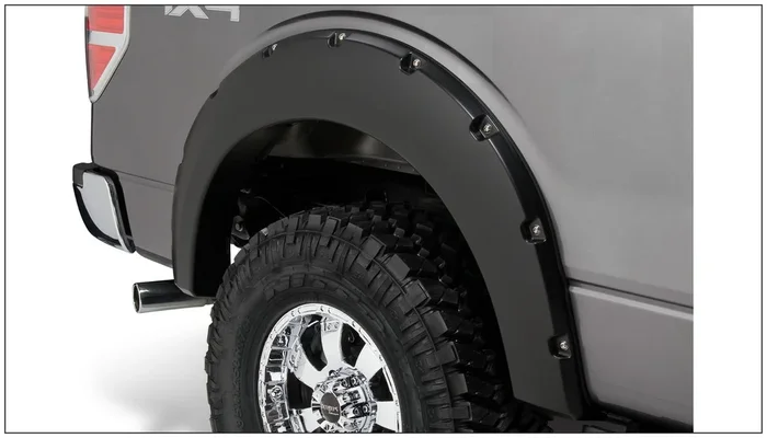 Bushwacker Rear Ford F-150 Pocket Fender Flares, Black – 20080-02