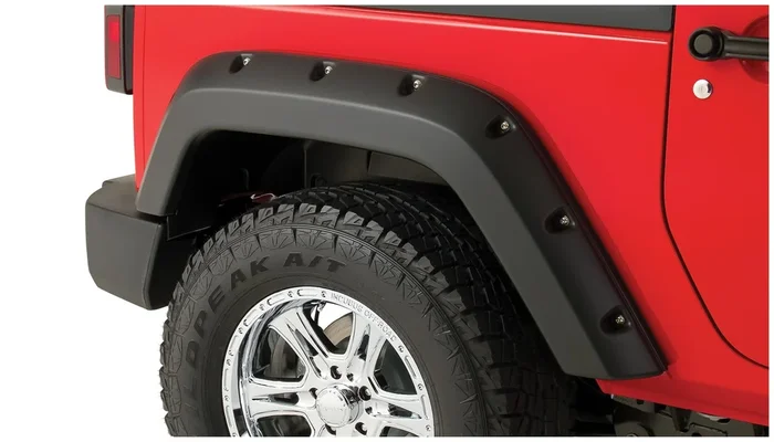Bushwacker Rear Ford F-250/350/450 Pocket Fender Flares, Black – 20106-02