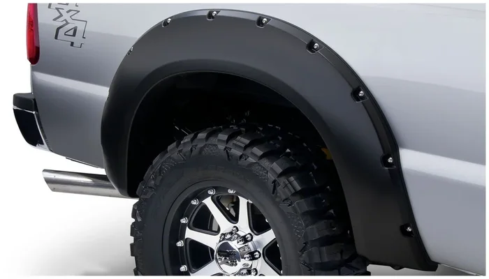 Bushwacker Rear Ford F-250/350 Pocket Fender Flares, Black – 20084-02
