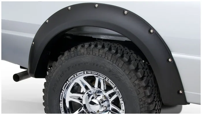 Bushwacker Rear Ford Ranger Pocket Fender Flares, Black – 21038-02