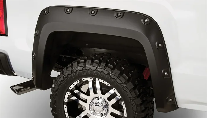 Bushwacker Rear GM 1500/2500 Boss Pocket Fender Flares, OE Matte Black – 40085-02