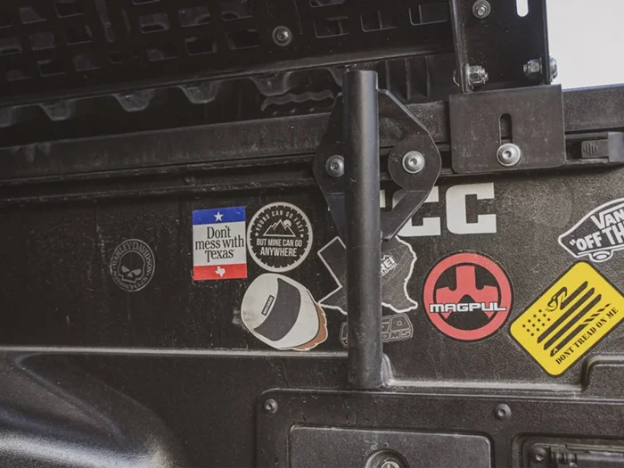 Cali Raised LED Toyota Truck Bed Rail Flag Pole Mount Powdercoat Black – 26198985808