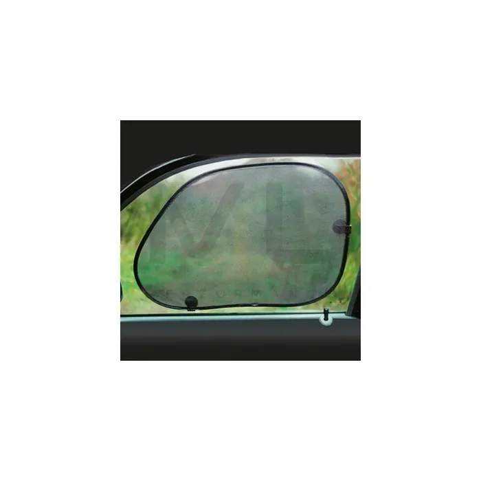 CARPOINT 0510101 Car sun shade Clear/black, Quantity 2