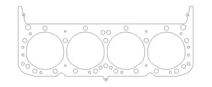 Cometic 62-69 Chevrolet V8 5.3L Small Block 4.060in Bore .032in MLS Head Gasket (w/Valve Pockets)