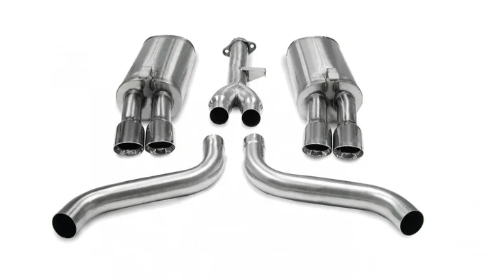 Corsa Performance 2.5in. Cat-Back Sport Dual Exhaust Polished 3.5in. Tips 86-91 Corvette C4 5.7L V8 L98 – 14115
