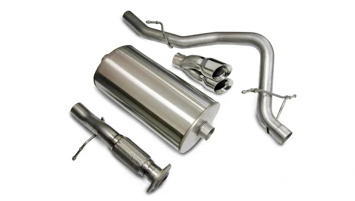 Corsa Performance 3.0in. Cat-Back Sport Single Rear Exhaust 4.0in. Polished Tips 07-08 Chevy Tahoe/GMC Yukon 5.3L V8 – 14207